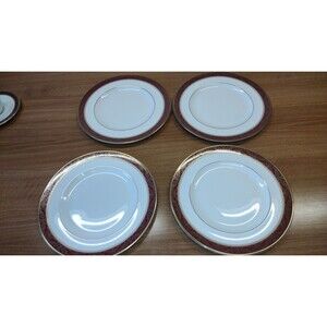 Royal Doulton Martinque 10" Plate Set of 4 English Fine Bone China 1990